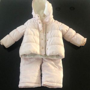 Baby girl Carter’s snowsuit